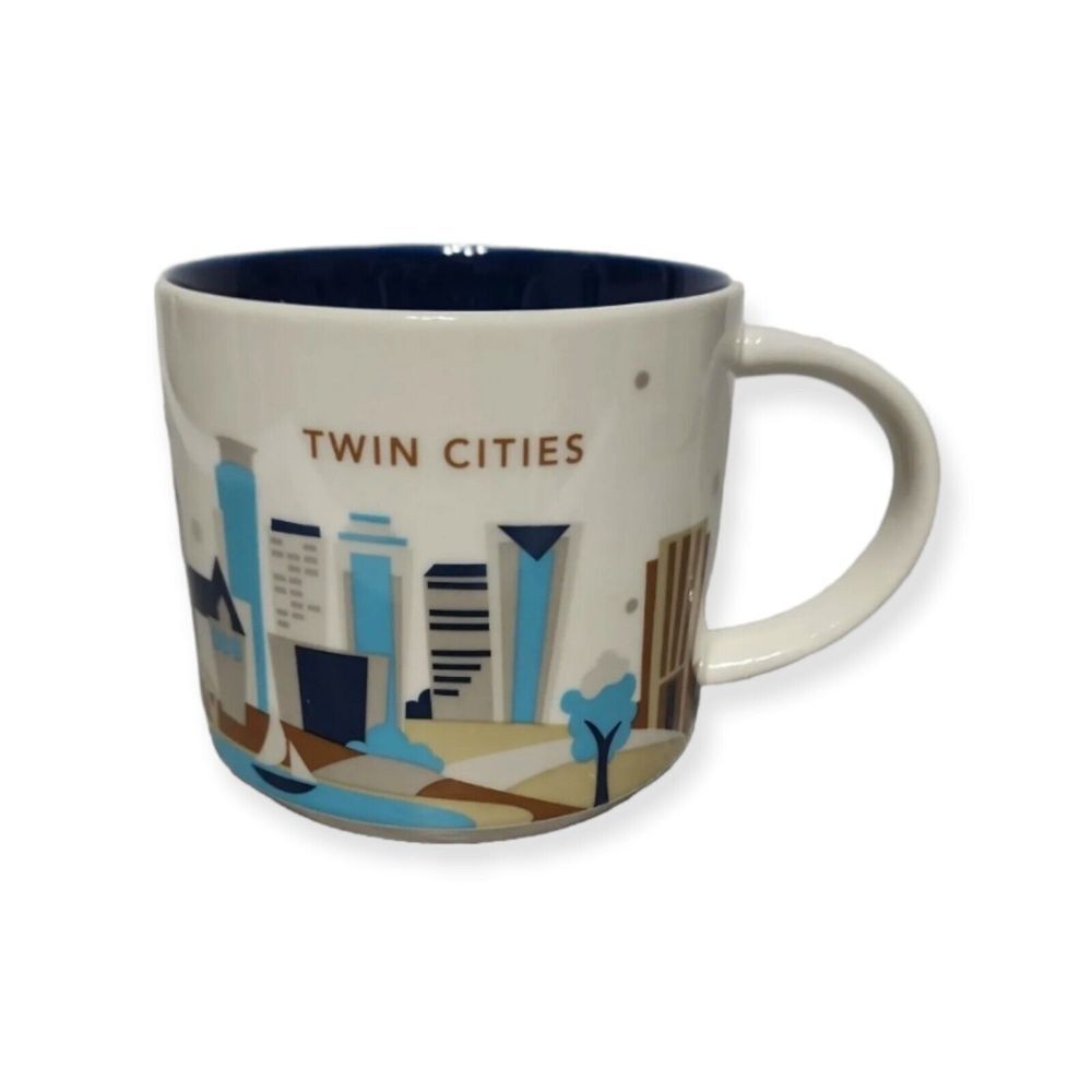 Starbucks You Are Here Coffee Cup Mug Twin Cities Minneapolis St Paul Minnesota